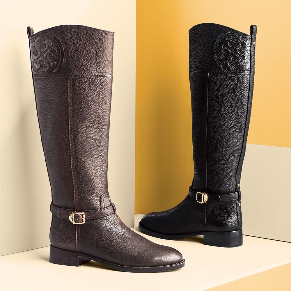 Tory Burch Brown Riding Boots